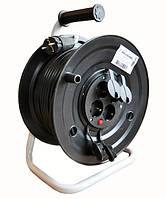 Подовжувач на котушці 20м 2х1, 5мм з теплозахистом від перевантажень захист від короткого замикання