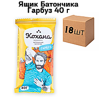 Ящик Батончика Тыква 40 г ( в ящике 18 шт)