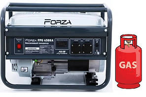 Генератор ГАЗ/бензиновий Forza FPG4500Е 2.8/3.0 кВт з електрозапуском