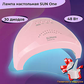 Лампа для манікюру SUN One LED + UV 48Вт лампа для нігтів, лед лампа для сушіння гель лаку, ультрафіолетова