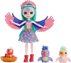 Набір Енчантималс Сім'я Зяблука Філії Enchantimals City Tails Main Street Filia Finch Family Dolls, HKN15