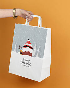 Різдвяні подарункові пакети 260*150*350 пакети для подарунків на Різдво