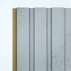 Стінова панель МДФ рейкова Бетон світлий 11х280 см, 1 шт, фото 3