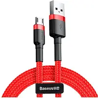 Дата-кабель Baseus Cafule CALKLF-C09 2m USB (тато) - Lightning (тато) Red
