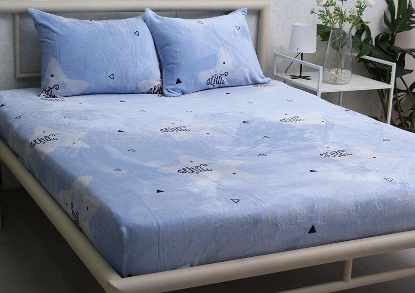 Простирадло на гумці + наволочки (180х200х20) ALM1903, фото 1