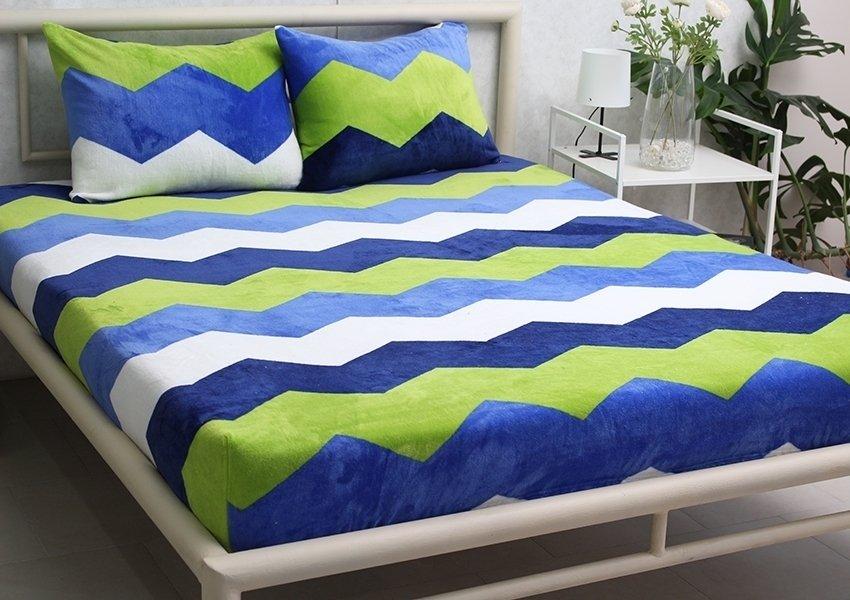 Простирадло на гумці + наволочки (160х200х20) ALM1925, фото 1