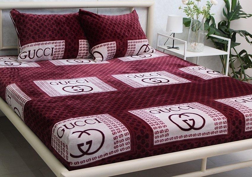 Простирадло на гумці + наволочки (180х200х20) VL1377, фото 1