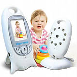 Відеоняня VB601 з двостороннім зв'язком, мелодіями і термометром радіоняня, фото 5