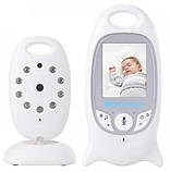 Відеоняня VB601 з двостороннім зв'язком, мелодіями і термометром радіоняня, фото 6