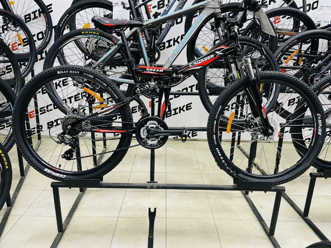 Горный складной двухподвесный велосипед dream 26" рама 16,5" дисковые ...