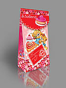 Картонна подарункова упаковка для цукерок, 250-300г