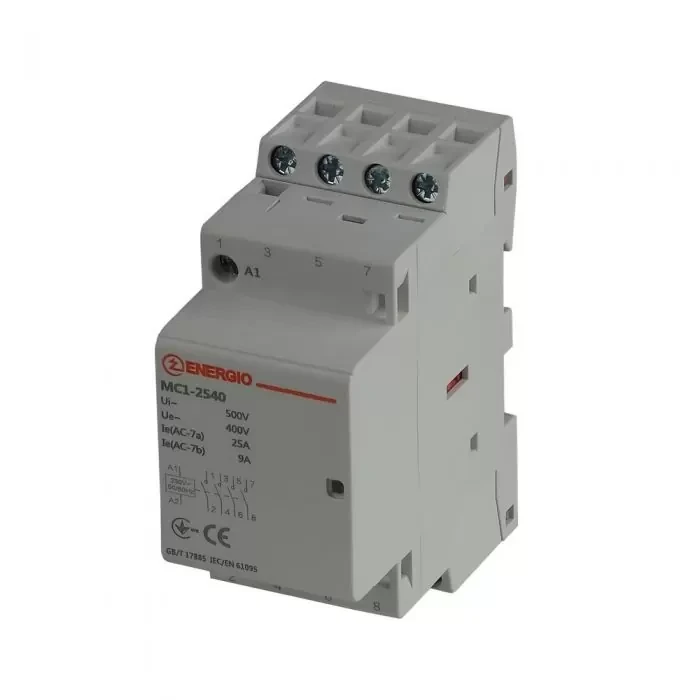 Модульний контактор ENERGIO MC1 4P 25A 4NO