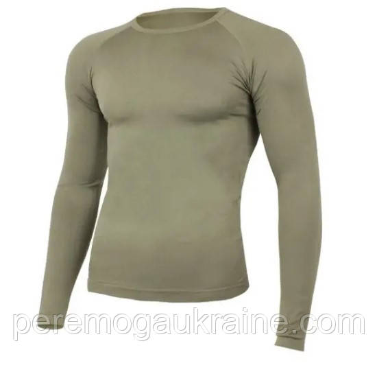 Термофутболка з довгим рукавом UNTERHEMD LANG Mil-Tec Олива 11233001-L-XL