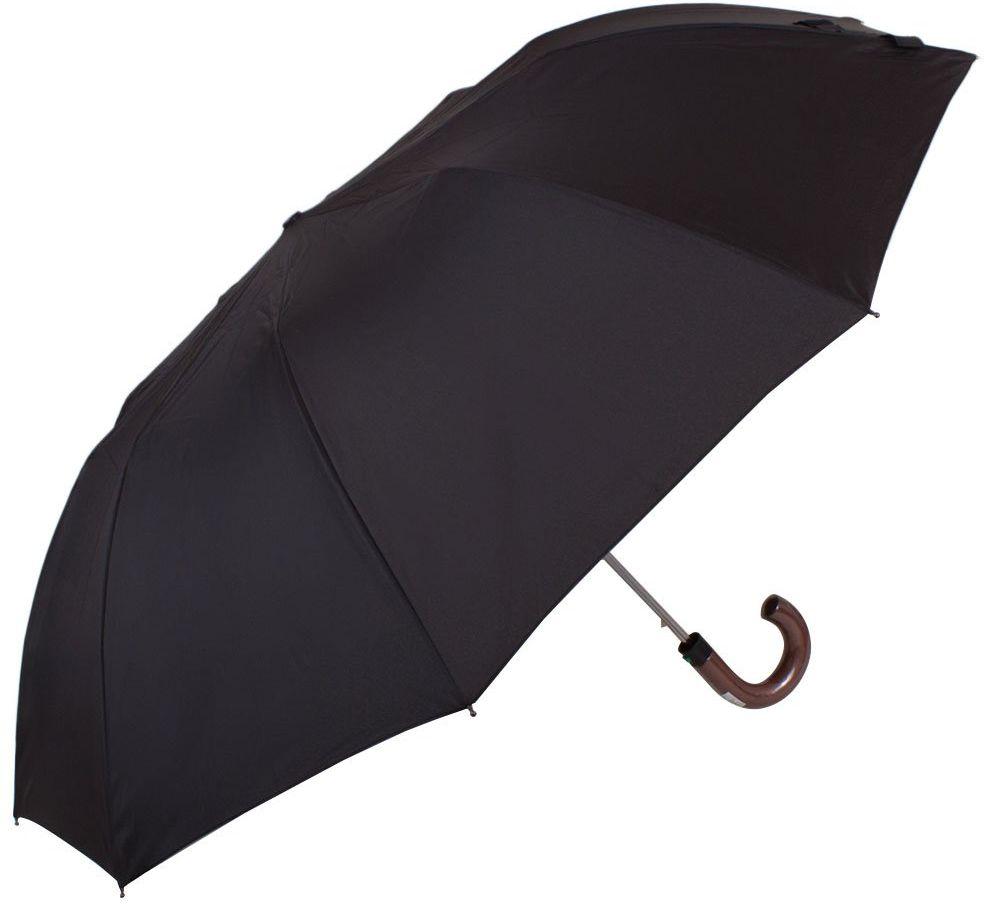 Чоловіча парасолька напівавтомат Fulton чорний