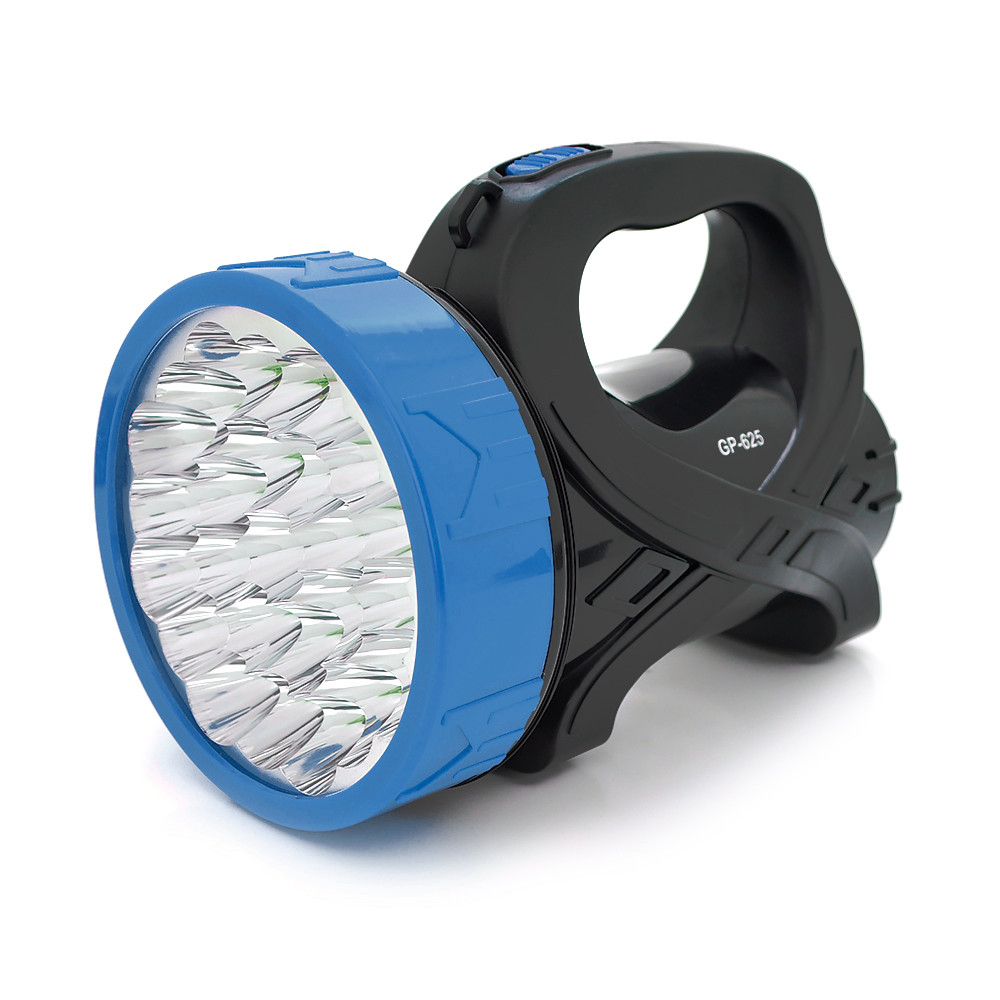 Ліхтар переносний GS-625, 1+1 режим, 9+25LED, вбудований акумулятор, кабель 220B, Box
