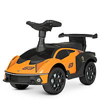 Детская каталка-толокар Lamborghini с удобным музыкальным рулем Bambi 660-7 Оранжевый