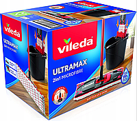 Набор для уборки Vileda UltraMax Box 2in1 Microfibre Швабра + ведро с отжимом