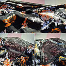 Трусики Стрінги Victoria's Secret Very Sexy, Чорні в квіточку XS, фото 4