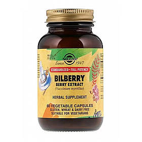 Екстракт чорниці (Bilberry Berry extract) 260 мг 60 капсул