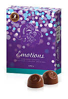 Шоколадные конфеты "EMOTIONS" клубника в чёрном шоколаде