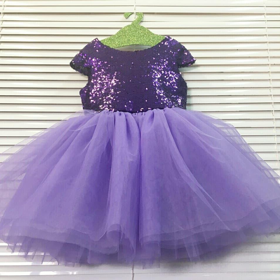 Бальне плаття для дівчинки, фіолетове