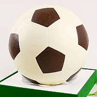 Шоколадная фигура "Футбольный мяч белый" классическое сырье. Размер: Ø225мм, вес 1800г