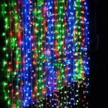 Світлодіодна LED гірлянда-штора з ефектом водоспаду на 3 м та 200 LED Мікс