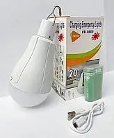 Аккумуляторная лампа 20W кемпинговый фонарь USB с крючком FA-3820