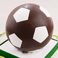 Шоколадная фигура "Футбольный мяч черный" КЛАССИЧЕСКОЕ сырье. Размер: Ø225мм, вес 1800г