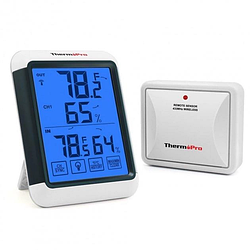 Професійний термогігрометр ThermoPro TP65S 250W (-20 - +70 ° C) WiFi з віддаленим датчиком