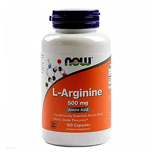 L-аргінін (L-arginine) 500 мг 100 капсул