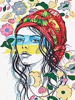 Картина по номерам Украинские краски Українські барви ©fashionillustration_tania 30х40см Ідейка