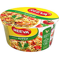 Лапша быстрого приготовления Reeva со вкусом курицы чаша 75г