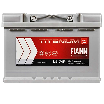 Автомобільний акумулятор Fiamm Titanium Pro 74Аh 680А R+ (L3)