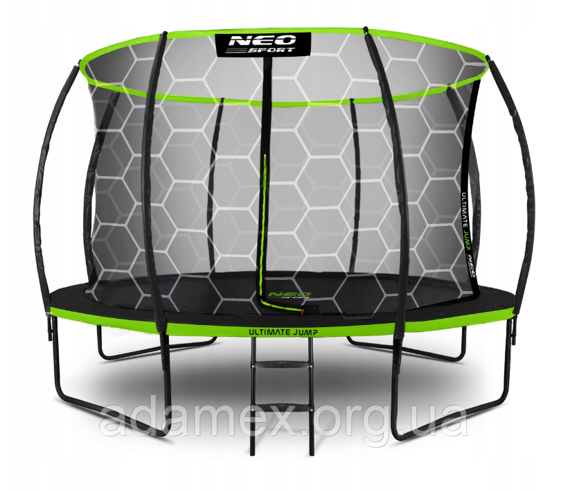 Батут Neo-Sport Premium 374 см із внутрішньою сіткою (NS-12C221)