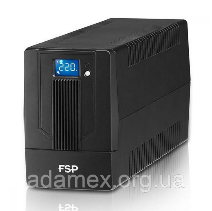 ДБЖ FSP iFP 600 (600VA/360W, 2x розетки, LCD)