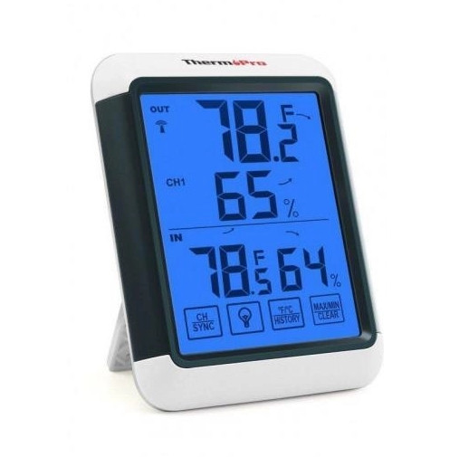 Кімнатний термометр та гігрометр ThermoPro TP65S 250W (-20 - +70°C) WiFi з віддаленим датчиком, фото 1