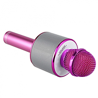 Беспроводной микрофон для караоке WS-858 WSTER. HL-506 Цвет: розовый (WS)