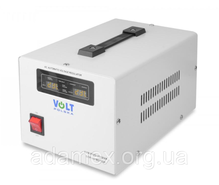 Стабілізатор напруги Volt Polska AVR PRO 2000VA 3% SERVO (5AVRZP2000)