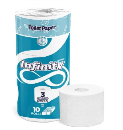 Папір туалетний у рулоні Celtex Infinity Prof (2 шари, 65 м, 650 арк)