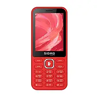 Кнопочный телефон Sigma mobile X-style 31 Power Type-C Red