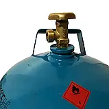 Газовий Балон з аварійним клапаном 12 л (5.56 кг) Польща, фото 2