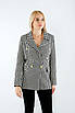 Жакет твідовий чорно-білий 5601 (2000000112268), фото 3
