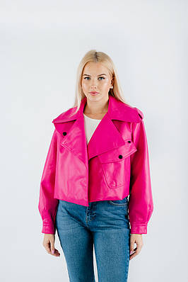 Куртка косуха укорочена рожевого 1998 (2000000112619)