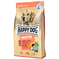 Сухой корм Happy Dog NaturCroq Lachs & Reis для взрослых собак всех пород (лосось и рис), 12 кг