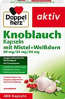 Биологически активная добавка Doppelherz aktiv с чесноком, омелой и боярышником, 480 шт.