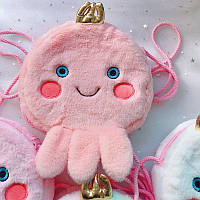 Мила дитяча сумочка для дівчинки, сумочка через плече Принцеса Восьминіг (рожевий)