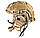 Балістичний шолом каска FAST Helmet NIJ IIIA Койот Тактичні навушники M32, фото 3