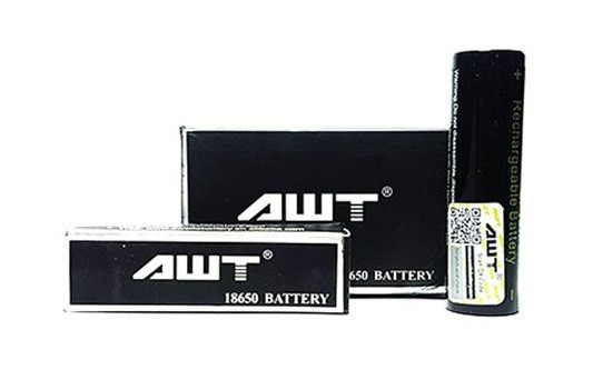 2шт Аккумулятор 18650 для электронных сигарет AWT - фото 2 - id-p1949215345