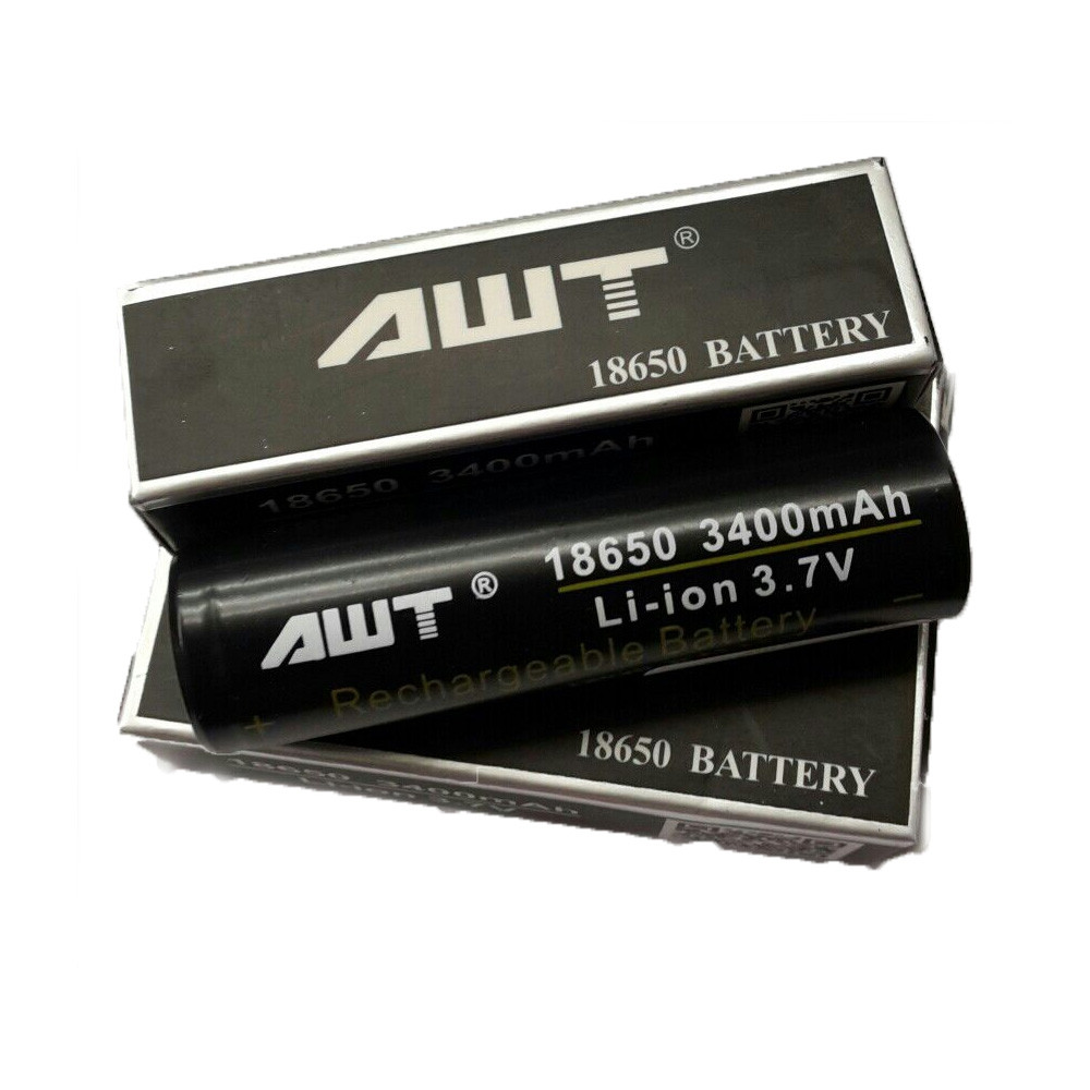 2шт Аккумулятор 18650 для электронных сигарет AWT - фото 9 - id-p1949215345
